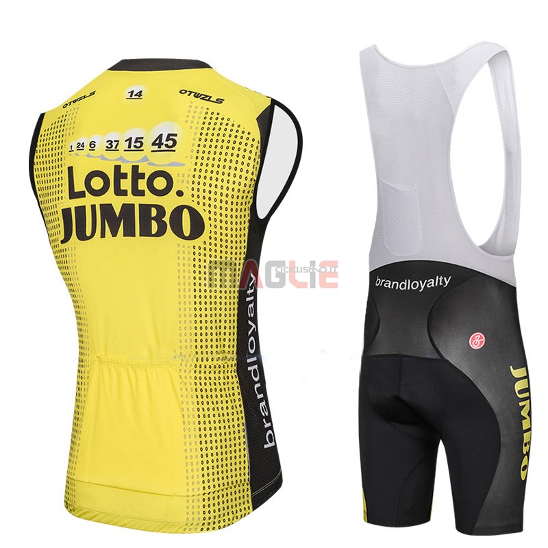 Gilet Antivento Lotto NL Jumbo Giallo